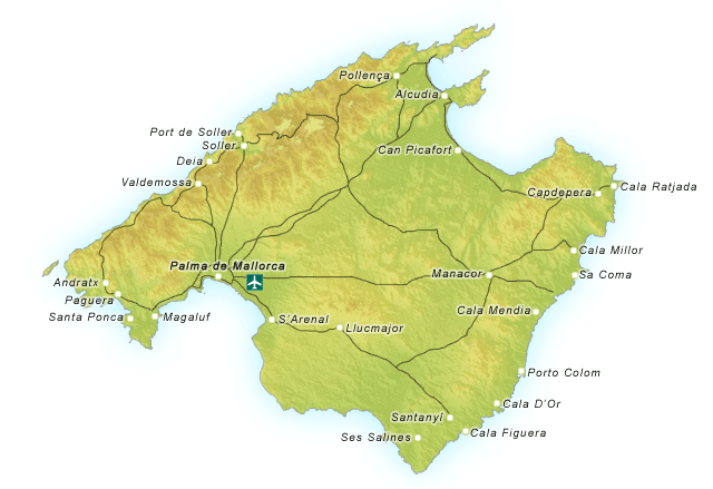 Mallorca Karte